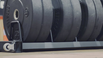 Bumper Plate Floor Rack