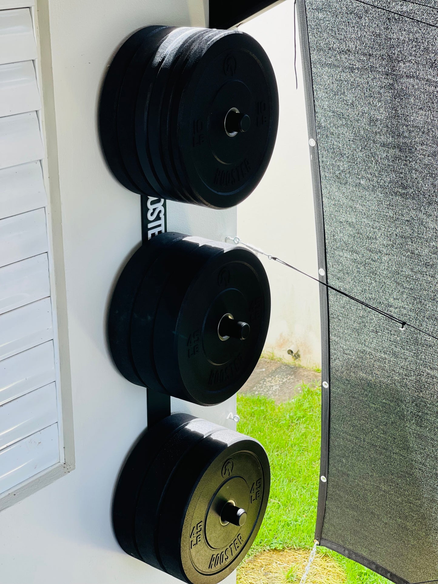 Bumper Plate Wall Storage